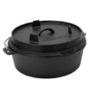 FireRocket Dutch Oven 6qt 5,5L Ohne Füße Premium Gusseisen Schmortopf Gusstopf Feuertopf Bräter Eingebrannt Niederländischer Kochtopf Verschiedene Größen -Angebote Gourmet Kueche Store 02328608a00e1d47870ffc15162cb282