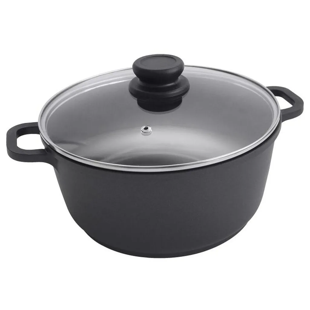 Aluguss Kochtopf 6,7 L Antihaft Induktion Herd Ofen Küche Braten Geschirr Suppen 3 Aluguss Kochtopf 6,7 L Antihaft Induktion Herd Ofen Küche Braten Geschirr Suppen