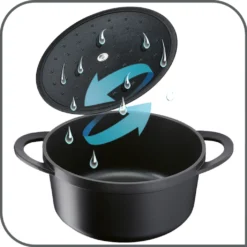 Tefal Trattoria Topf Mit Gussdeckel, 24cm, 4,57l, Aluguss -Angebote Gourmet Kueche Store 0cdb93c59d61bca2cd81e82167ccc7bf