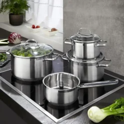 Rösle RÖSLE ELEGANCE Topfset 4-tlg., 3 Hochwertige Töpfe Und 1 Stielkasserolle Im Set -Angebote Gourmet Kueche Store 0dd87999e083462a3dd030cd74a1c177