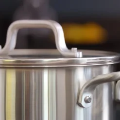 Tefal Virtuoso Topfset, 7-Teilig, Edelstahl - 7-Teiliges Set Aus 1x Stielkasserolle 16cm, 3x Kochtöpfen 16/20/24cm + 3x Deckel -Angebote Gourmet Kueche Store 0f1b6c1e4203a7844109885dac571070