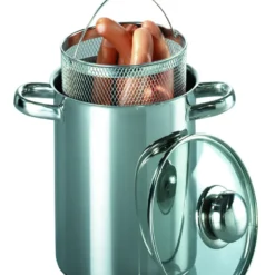 GSW Spargel- Und Spaghettitopf 16 Cm Mit Glasdeckel, 643160, Edelstahl Rostfrei, Ca. 4,2 L -Angebote Gourmet Kueche Store 0f27d17e01676d0db7409375409da8e7