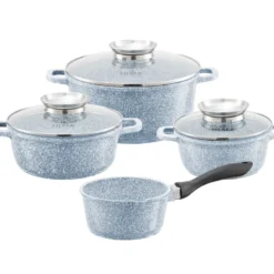 Graue Töpfe Und Kasserolle Mit Marmorbeschichtung -Angebote Gourmet Kueche Store 0fb7dc16dffb5721eb68dd8a779d3a60