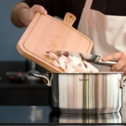 Tefal Virtuoso Topfset, 7-Teilig, Edelstahl - 7-Teiliges Set Aus 1x Stielkasserolle 16cm, 3x Kochtöpfen 16/20/24cm + 3x Deckel -Angebote Gourmet Kueche Store 10afea5bd5c12ecca8ab39176cff6f59