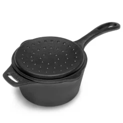 Petromax Kasserolle KR2 - Gusseisen - Feuertopf - Mit Deckel - 2 Liter Fassung - Mit Stiel -Angebote Gourmet Kueche Store 154f2c578a32678093cdbca1e70ed1c1