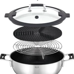 Rösle Schmorpfanne/Dampfgarer Mit Deckel Ø 28cm Silence Pro -Angebote Gourmet Kueche Store 15cf3a3cfd129edc84f8a93fd26bda90