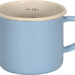 Karl Krüger Sylt 17012PAB Emaille Milchtopf 12 Cm Ausguss 1 Liter