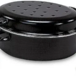 Krüger Gänsebräter Aus Schwarz Emailliertem Stahl Mit Chromrand 42cm 12 Krüger Gänsebräter Aus Schwarz Emailliertem Stahl Mit Chromrand 42cm -Angebote Gourmet Kueche Store 170edf1a5282bb0fc7f85547201dd14a