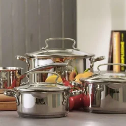 Tefal G719S734 DUETTO 8-tlg.Set 3x Kochtopf/Glasdeckel + Stieltopf + Suppenkelle 16 Tefal G719S734 DUETTO 8-tlg.Set 3x Kochtopf/Glasdeckel + Stieltopf + Suppenkelle -Angebote Gourmet Kueche Store 18b73d8210dd33e442844a69805a6d5a