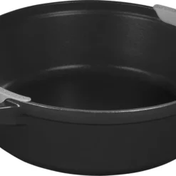 TOPFSET Gusseisen X2 Töpfe Mit Deckel Und Pfanne Schwarz Staub Cast Iron -Angebote Gourmet Kueche Store 1be266d65b5da11881ee224ac8e1dda6