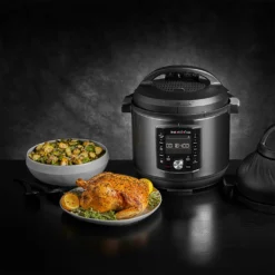 Instant Pot - Pro Crisp 11-in-1-Elektro-Multikocher – Schnellkochtopf, Heißluftfritteuse, Slow Cooker, Dampfgarer, Grill, Dörrgerät Und Sous-Vide-Maschine – Schwarzer Edelstahl,1500 W, 8L -Angebote Gourmet Kueche Store 1edb96cf8025bd25ca4eba84fe1fc606