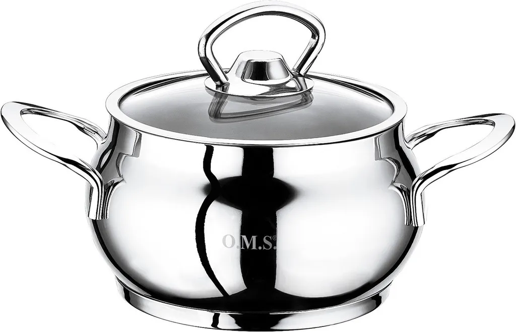 OMS Kochtopf Töpfe Suppentopf Universaltopf 18/10 Edelstahl Induktion Tencere, Liter & Maße:1.4 Liter 14x9 Cm 4 OMS Kochtopf Töpfe Suppentopf Universaltopf 18/10 Edelstahl Induktion Tencere, Liter & Maße:1.4 Liter 14x9 Cm – Bild 2