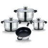 TopfSet Induktion 7-Teilig Edelstahl Alle Herdarten Töpfe Kochtopf Pfannen Set Schwarz 1 TopfSet Induktion 7-Teilig Edelstahl Alle Herdarten Töpfe Kochtopf Pfannen Set Schwarz -Angebote Gourmet Kueche Store 25c6cbefcf12f29ae3519f563b535cd6