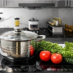 Maison & Kitchen - Kochtopfset - Pfannenset 13-teilig - Edelstahl - Kochgeschirr Set Mit Glasdeckel - Induktionsgeeignet - Stielpfanne / Bratpfanne - PFAS-frei -Angebote Gourmet Kueche Store 29ba93bb892e3b97c25de36690fd523b