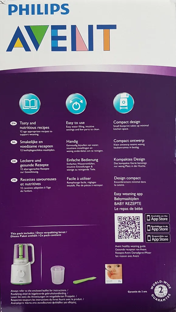 PHILIPS AVENT AVENT 2-in-1 Babynahrungszubereiter 22 PHILIPS AVENT AVENT 2-in-1 Babynahrungszubereiter – Bild 20