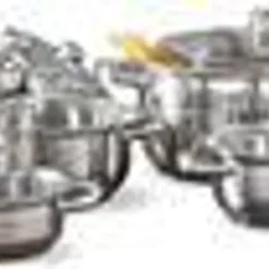 Kochtopf-Set Erika Edelstahl 5-teilig -Angebote Gourmet Kueche Store 2f15db61d71b386b1dfb36858341dbc9