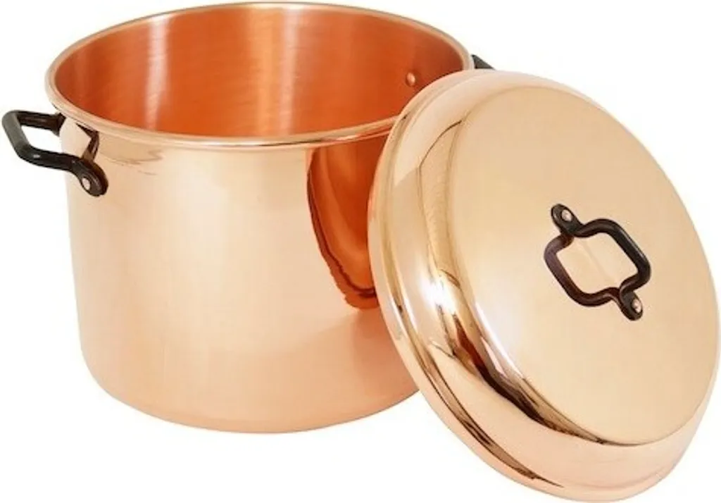 'CopperGarden®“ Kupfertopf 8L, (24cm) Glatt Mit Griffen (Eisen) & Deckel 3 'CopperGarden®“ Kupfertopf 8L, (24cm) Glatt Mit Griffen (Eisen) & Deckel