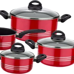 Kochtopf-Set Milano Color 4-tlg. ROT -Angebote Gourmet Kueche Store 305e12c90e26e71ccff40a0058db8dda