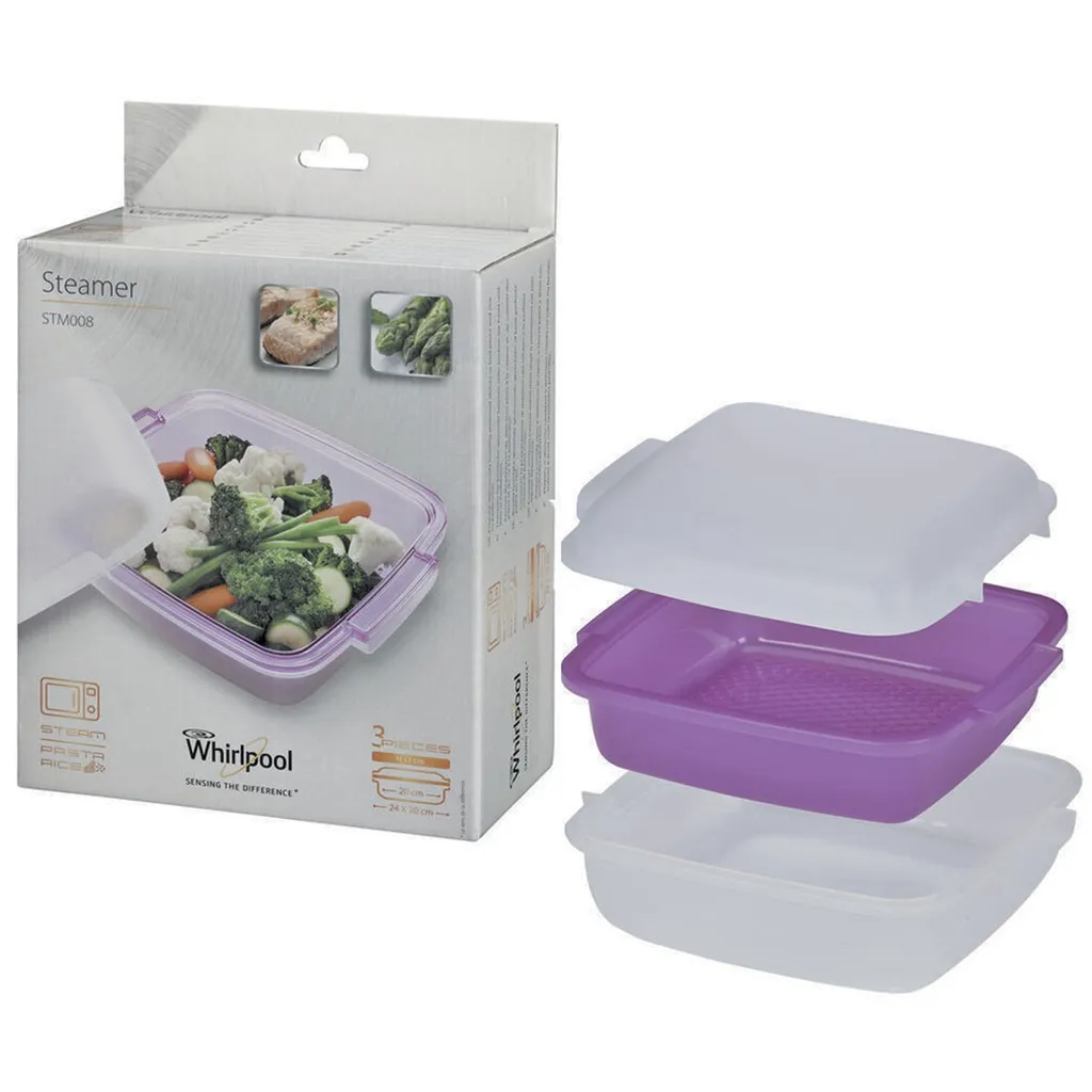 Amica Dampfgarer Steamer Für Mikrowelle Wpro STM008 Whirlpool 4820000013392 3 Amica Dampfgarer Steamer Für Mikrowelle Wpro STM008 Whirlpool 4820000013392