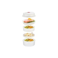 DAMPFKOCHER Kunststoff Mikrowelle Kartoffeldämpfer Dampfkochtopf Ø 8,5 Cm -Angebote Gourmet Kueche Store 38461b40c08ad657241bbd80eb62c986