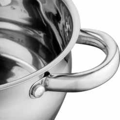 TOPFSET 4 Tlg. INDUKTION Kochtopfset EDELSTAHL Töpfe Mit Glasdeckel FLORINA -Angebote Gourmet Kueche Store 3976fd5473ce1bf69b3300465c318892