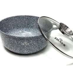 Graue Töpfe Und Kasserolle Mit Marmorbeschichtung -Angebote Gourmet Kueche Store 3aaffd620b35fa63f17c0b1c0d0ceef6