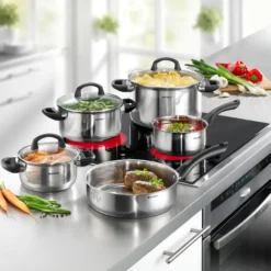 Karcher Kochtopfset MIA 5-teilig, Edelstahl -Angebote Gourmet Kueche Store 3e68e16eb05ca3b58ee9124780669542