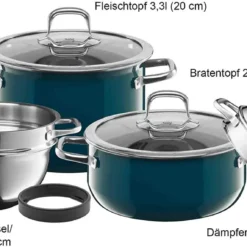Silit Compact Topf-Set, 4-teilig, Petrol 17 Silit Compact Topf-Set, 4-teilig, Petrol -Angebote Gourmet Kueche Store 40bd4f9494ba1440c20ab586df06ee39