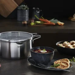 Tefal NORDICA Kochtopf Mit Glas-Siebdeckel Induction °24cm 5L H85224 9 Tefal NORDICA Kochtopf Mit Glas-Siebdeckel Induction °24cm 5L H85224 -Angebote Gourmet Kueche Store 42375c59c68c7fb6dc888ccb96b923f4