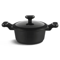 Schwarze Töpfe INDUKTION GLASDECKEL Kochtopf Topfset Keramik Und Pfanne -Angebote Gourmet Kueche Store 4293ec3391440b95c2ef530244521c36