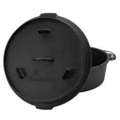 FireRocket Dutch Oven 6qt 5,5L Ohne Füße Premium Gusseisen Schmortopf Gusstopf Feuertopf Bräter Eingebrannt Niederländischer Kochtopf Verschiedene Größen -Angebote Gourmet Kueche Store 480a072c39bd11579483e5c00005a325