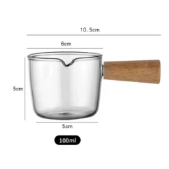 Glas Messbecher Hitzebeständiger Holzgriff Glaswaage Tasse Milchtasse Glasmessbecher 100ml -Angebote Gourmet Kueche Store 4adeab307f857d4f0f36a3f7075bfc9e