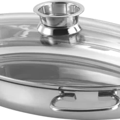 GSW Edelstahlbräter Edelstahl 38cm -Angebote Gourmet Kueche Store 4b47d1fc637224e859aa881d6292e084