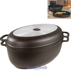 Universalbräter 7,5 L Alu-Gussbräter Multi-Grill-Bräter Deckel = Auflaufform -Angebote Gourmet Kueche Store 4e80d733ef2f2e9946c37f9979387773