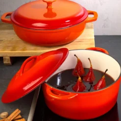 Gusseisen Schmortopf Orange Shadow 30cm 14 Gusseisen Schmortopf Orange Shadow 30cm -Angebote Gourmet Kueche Store 4ed03edad00a27271992aa267507b887