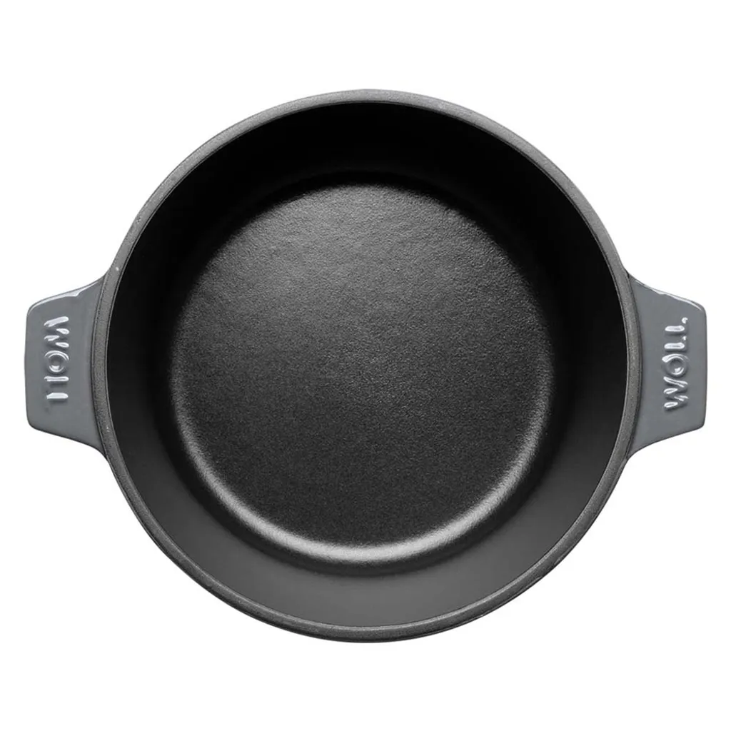 Woll IRON, Topf Mit Deckel, Ø 16 Cm, 8 Cm Hoch, 1.3 Liter, Inkl. Silikongriffe, Carbon Grey 5 Woll IRON, Topf Mit Deckel, Ø 16 Cm, 8 Cm Hoch, 1.3 Liter, Inkl. Silikongriffe, Carbon Grey – Bild 3