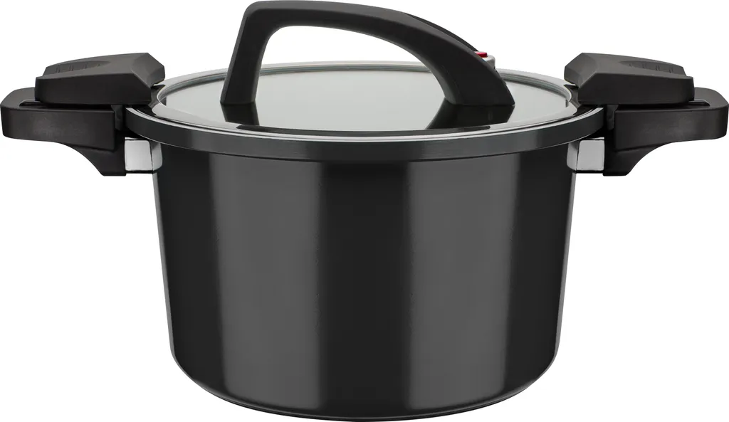Energiespartopf Gourmet Nero 24cm, 6 Ltr. 4 Energiespartopf Gourmet Nero 24cm, 6 Ltr. – Bild 2