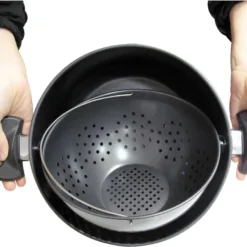 Genius World´s Greatest Pot | Topf Mit Siebeinsatz Ø 25 Cm | Set 3-tlg.; A24655 -Angebote Gourmet Kueche Store 55aa3efd0e51fc8c8d851a31ae04f830