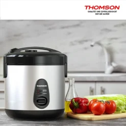 THOMSON THRC918X - Reiskocher - Silber/schwarz -Angebote Gourmet Kueche Store 56f3d51fc3bf3d797f4ec23a2223e62e