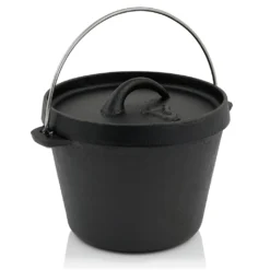 BBQ-Toro Mini Dutch Oven | 700 Ml | 1 QT Traditioneller Gusseisen Kochtopf