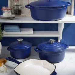 GSW Gusseisen Kochtopf Blue Magic 24 Cm / 3,8 Ltr., 717267, Gusseisenca. 3,8 L -Angebote Gourmet Kueche Store 5c01d9d4d02661a1a99d0720e7e2f4ea