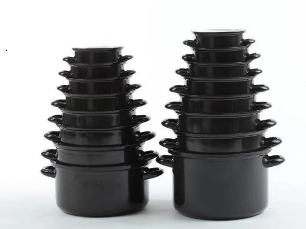 Emailletopf - Suppentopf - Saucentopf - 10l - STANDARD - 28 Cm - Belis - Schwarz 5 Emailletopf - Suppentopf - Saucentopf - 10l - STANDARD - 28 Cm - Belis - Schwarz – Bild 3