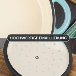 Gusseisen Topf Brot Backen 24 Cm - 3,5 L Schmortopf Gusseisen Emailliert Zum Schmoren, Backen Und Braten - Brotbacktopf Mit Deckel Induktion - (3,5 L, Blau) 17 Gusseisen Topf Brot Backen 24 Cm - 3,5 L Schmortopf Gusseisen Emailliert Zum Schmoren, Backen Und Braten - Brotbacktopf Mit Deckel Induktion - (3,5 L, Blau) -Angebote Gourmet Kueche Store 649f781b954a052a1bb6c444bfaee7b0