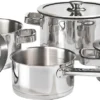 Kochtopf-Set - Edelstahl - Mit Deckel -Angebote Gourmet Kueche Store 64a775363a64970175fa1fbd63f4b75f