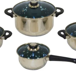 Kochtopf-Set Karin Edelstahl 6-teilig -Angebote Gourmet Kueche Store 651399b49b8bbbb71f21e2f0fe107a3e