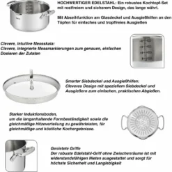 Tefal G719S734 DUETTO 8-tlg.Set 3x Kochtopf/Glasdeckel + Stieltopf + Suppenkelle 13 Tefal G719S734 DUETTO 8-tlg.Set 3x Kochtopf/Glasdeckel + Stieltopf + Suppenkelle -Angebote Gourmet Kueche Store 68d5f8927e6d56776b8d82471e8db27d