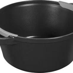 TOPFSET Gusseisen X2 Töpfe Mit Deckel Und Pfanne Schwarz Staub Cast Iron -Angebote Gourmet Kueche Store 6adf375e3f68da57acb08cf036065b23