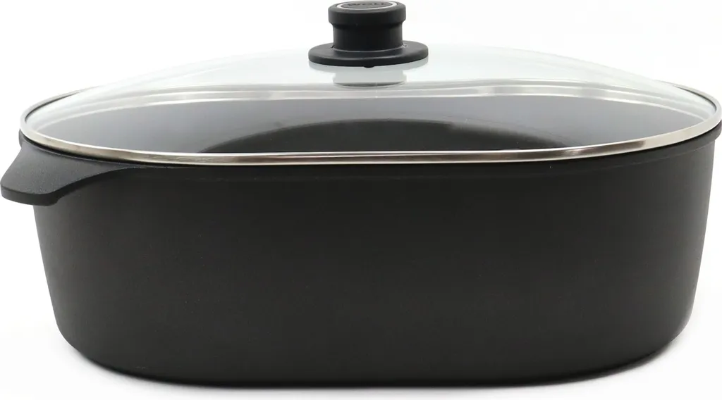 WOLL NOWO-Gussbräter Induktion Jumbo 40x27cm 13h 10,5l, Inkl. Sicherheitsglasd. 6 WOLL NOWO-Gussbräter Induktion Jumbo 40x27cm 13h 10,5l, Inkl. Sicherheitsglasd. – Bild 4