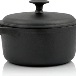 BBQ-Toro Gusseisen Cocotte | 4 Liter, Ø 22,5 Cm | Rund | Bräter Mit Deckel