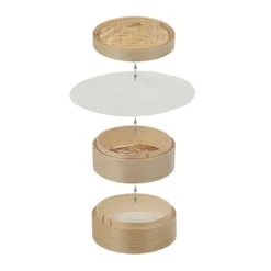 Relaxdays Dampfgarer Bambus 2 Etagen 20,5 Cm -Angebote Gourmet Kueche Store 73f917b8b394eea4677c93ff0be28982